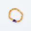 Pulsera de Adulto de Ámbar Báltico y Amatista con Miel Cruda