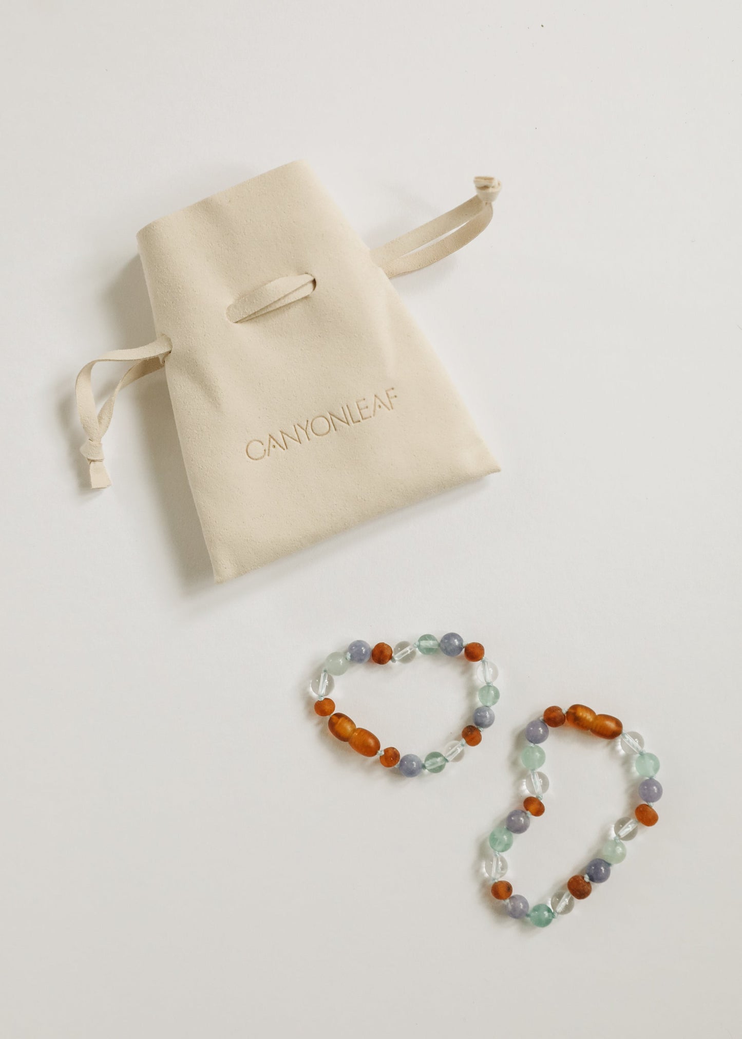 Baltic Sea Amber & Natural Gemstone Bracelet/Anklet