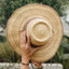 Sombrero de sol tejido a mano