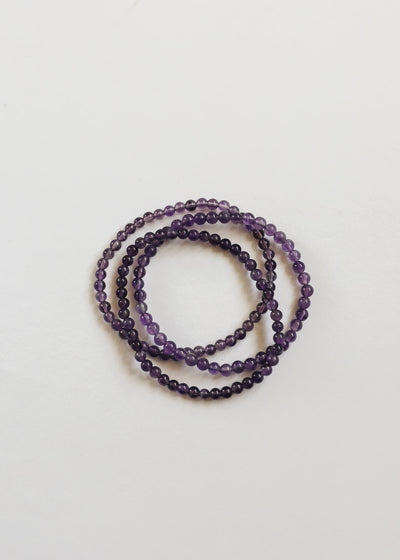 Pulsera de Adulto de Amatista Pulida