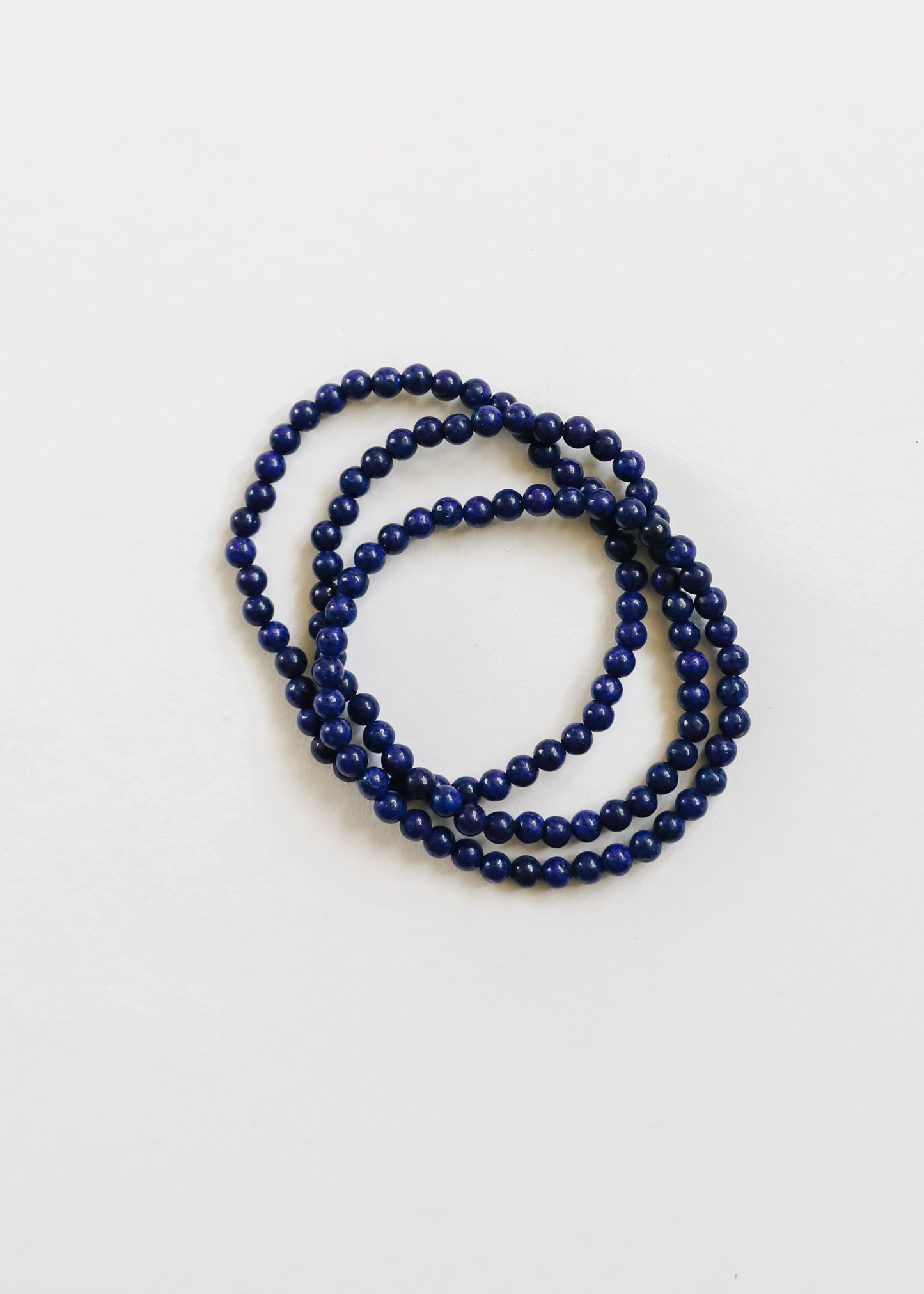 Polished Lapis Adult Bracelet