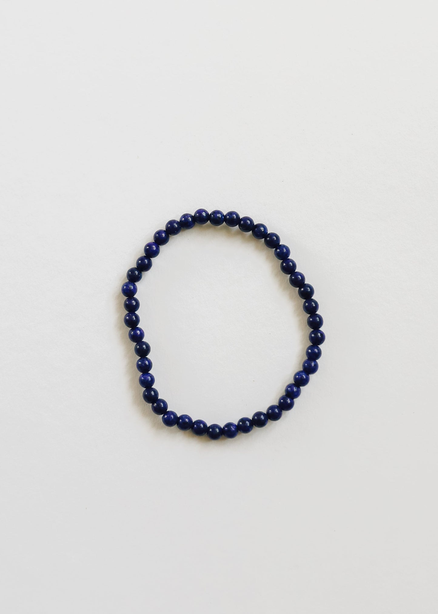 Polished Lapis Adult Bracelet