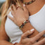 Raw Baltic Sea Amber + Stone Rainbow || Necklace - Korvel