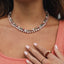 Pure Gemstone Natural Rose Quartz Beaded Necklace
