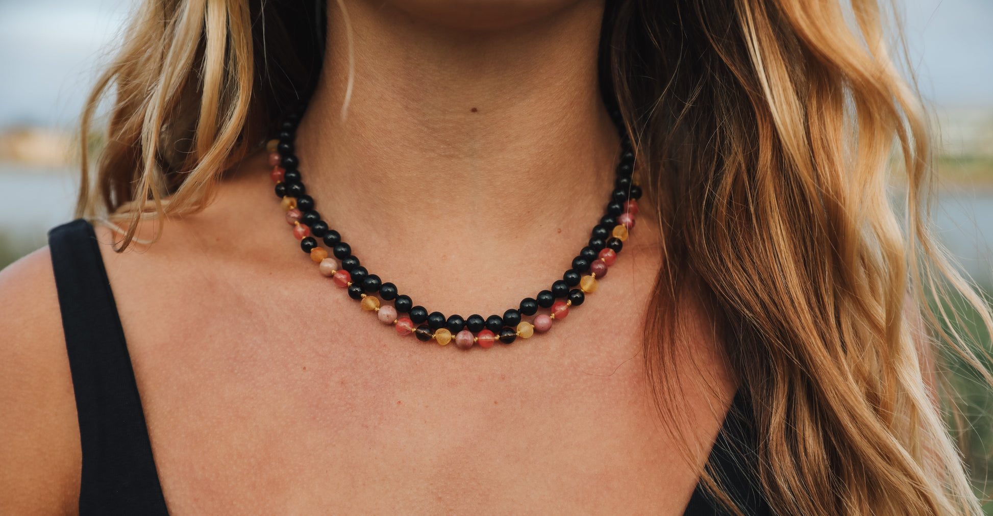 Pure Shungite || Gemstone Necklace - Korvel