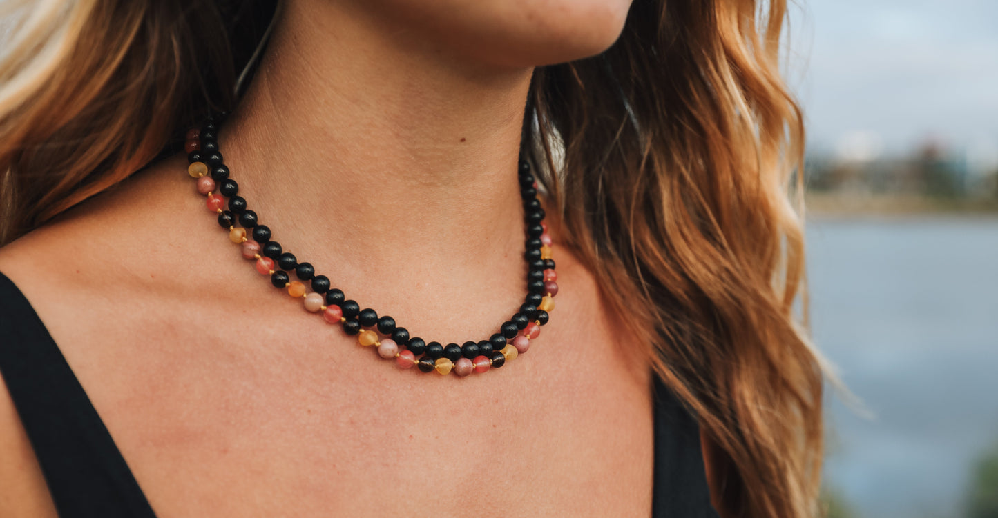 Pure Shungite || Gemstone Necklace - Korvel