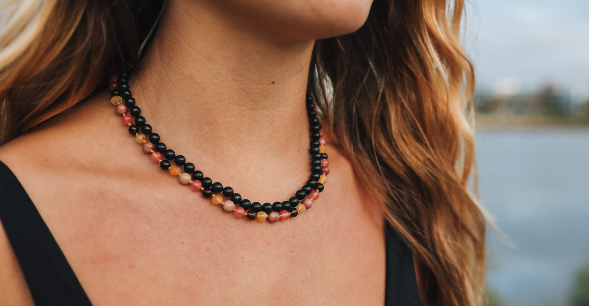 Pure Shungite || Gemstone Necklace - Korvel