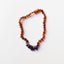 Raw Cognac Baltic Amber + Raw Amethyst || Necklace - Korvel