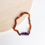 Raw Cognac Baltic Amber + Raw Amethyst || Necklace - Korvel