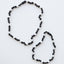 Raw Black Baltic Amber + Moonstone || Necklace - Korvel