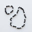 Raw Black Baltic Amber + Moonstone || Necklace - Korvel