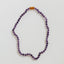 Collar de piedra preciosa de amatista pura