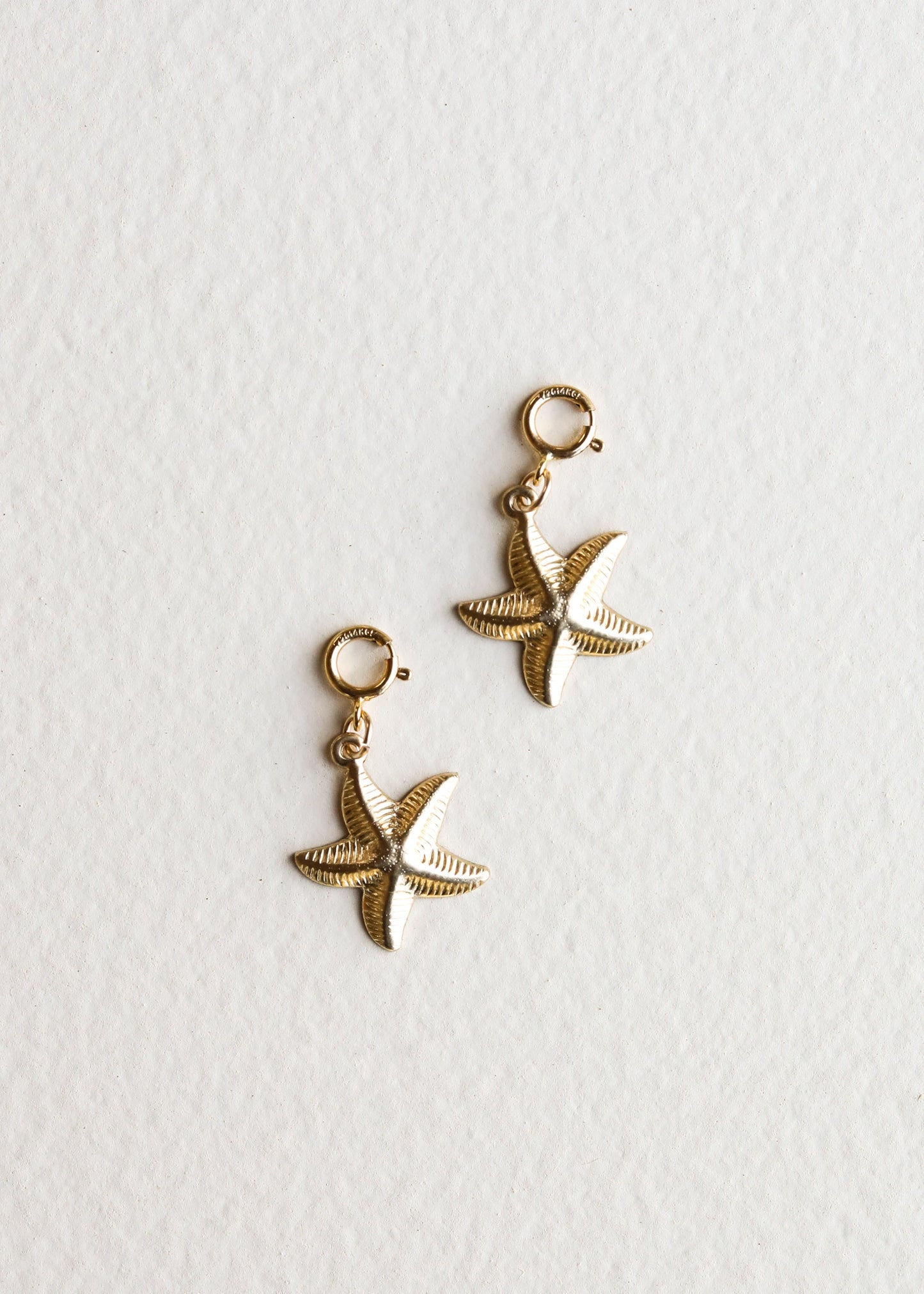 14K Gold Filled Starfish Charm