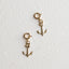 Charm en ancre en or rempli 14K