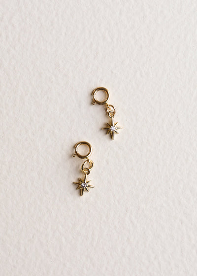 Charm en étoile petit en or 14 carats rempli