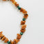 Pet Necklace: Raw Baltic Amber & Natural Green Jade