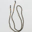 Collier de lunettes en ambre de la mer Baltique - Noir naturel