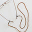 Collier de lunettes en ambre de la mer Baltique - Cognac naturel
