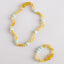 Raw Honey Baltic Amber + Amazonite || Halo Necklace - Korvel