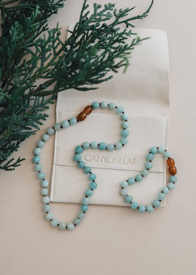 Pure Gemstone Amazonite Gift Set