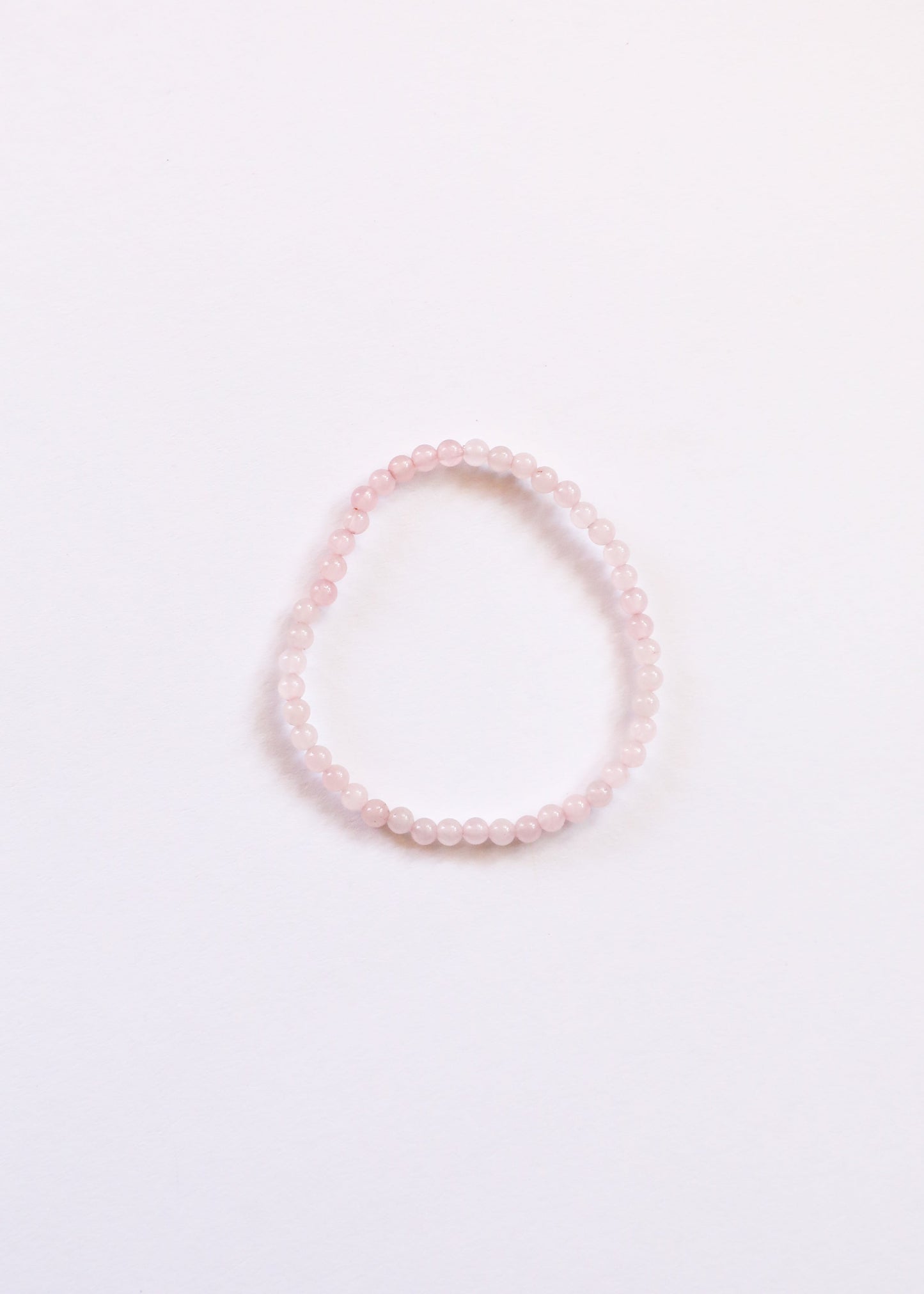 Polished Rose Quartz Bracelet