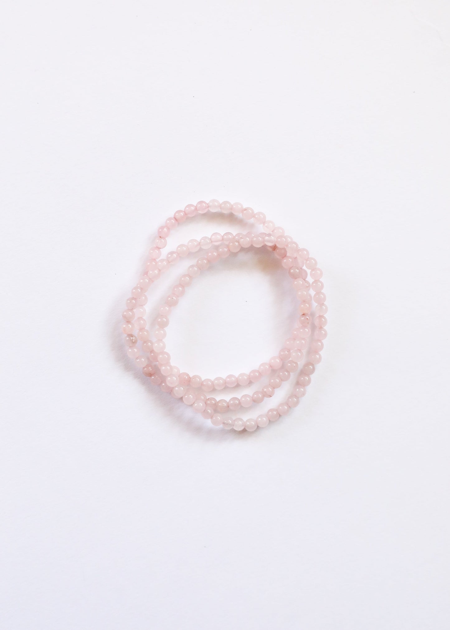 Polished Rose Quartz Bracelet