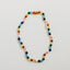 Raw Baltic Amber and Pearl Necklace with Pink Gemstones