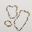 Raw Baltic Amber and Pearl Necklace with Pink Gemstones