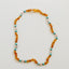 Raw Honey Baltic Amber and Natural Turquoise + Rose Quartz || Necklace - Korvel