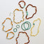 Cognac Baltic Amber and Natural Turquoise || Necklace - Korvel