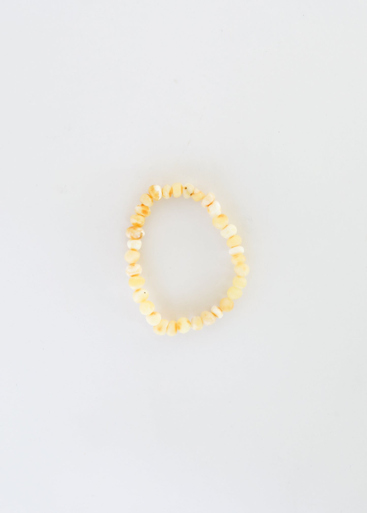 Pulsera de Ámbar Báltico Butterscotch Crudo para Adultos