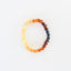 Ensemble de bracelets en turquoise naturelle, ombre et ambre brut