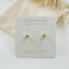 18K Gold Vermeil Ball Earrings - Everyday Simple Studs