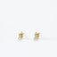 Boucles d'oreilles en vermeil d'or 18K et nacre pour tous les jours