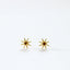 Boucles d'oreilles en ambre de la mer Baltique et vermeil d'or 18K Sunshine
