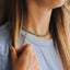 Natural Aventurine & 14k Gold Filled Toggle Necklace