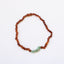 Collier en Ambre Cognac Brut de la Baltique et Aventurine