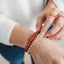 Bracelets en ambre de la mer Baltique et en or rempli de 14 carats Sun + Moon
