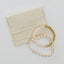Bracelets en Quartz Rose et Or 14k Rempli Soleil + Lune