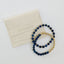 Pulsera de Estiramiento de Lapis Lazuli y Oro Relleno de 14k Sol + Luna