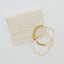Bracelets extensibles en perles et or 14 carats remplis de soleil et de lune