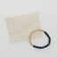 Pulsera de Estiramiento de Lapis Lazuli y Oro Relleno de 14k Sol + Luna