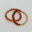 Bracelets en ambre de la mer Baltique et en or rempli de 14 carats Sun + Moon