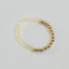 Citrine Gemstone + 14K Gold Filled Beaded Stretch Bracelet - Korvel