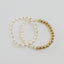 Bracelets extensibles en perles et or 14 carats remplis de soleil et de lune