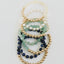 Pulsera de Estiramiento de Lapis Lazuli y Oro Relleno de 14k Sol + Luna