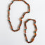 Hazelwood Raw Cognac Baltic Amber & Malachite Necklace
