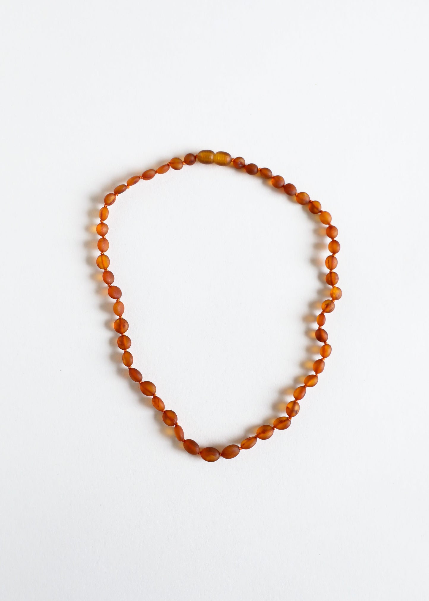 Raw Cognac Baltic Amber || Classic || Necklace - Korvel