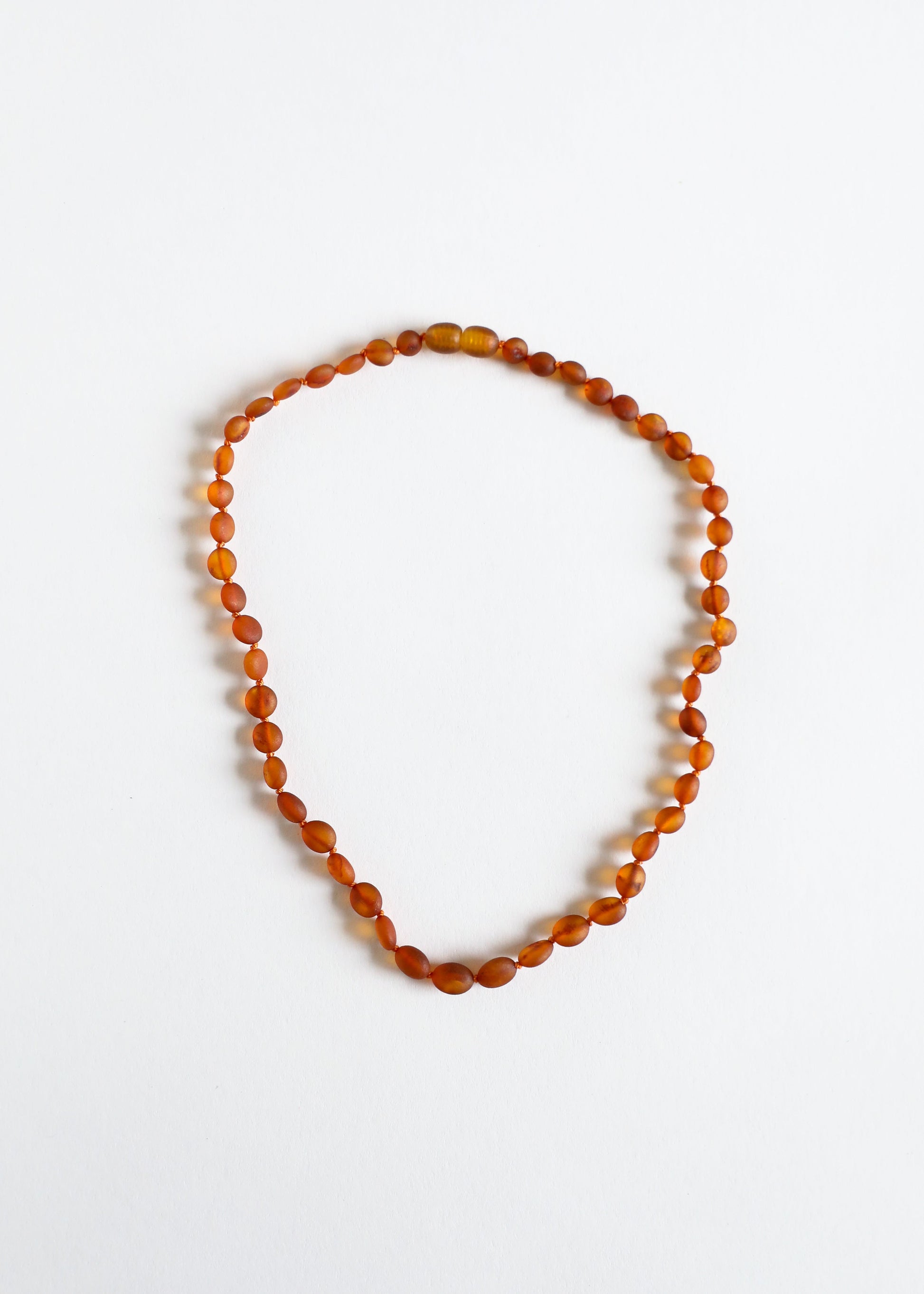 Raw Cognac Baltic Amber || Classic || Necklace - Korvel