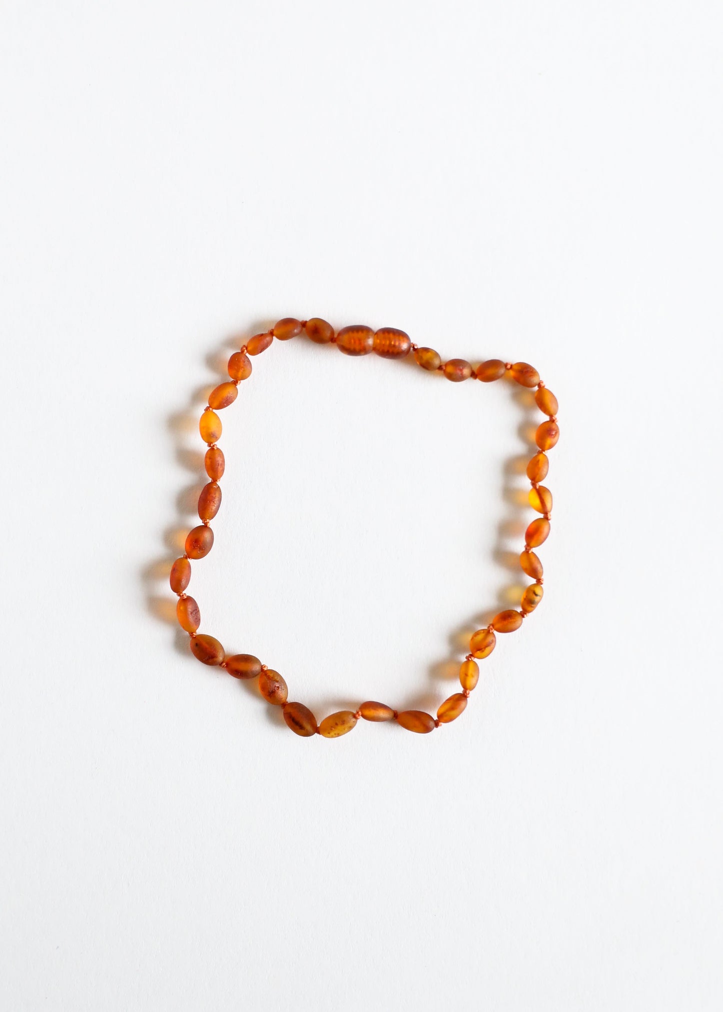 Raw Cognac Baltic Amber || Classic || Necklace - Korvel